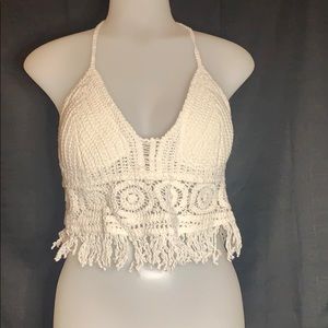 Crotchet crop top